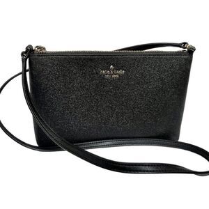 Kate Spade Joeley Glitter Crossbody Bag - Black